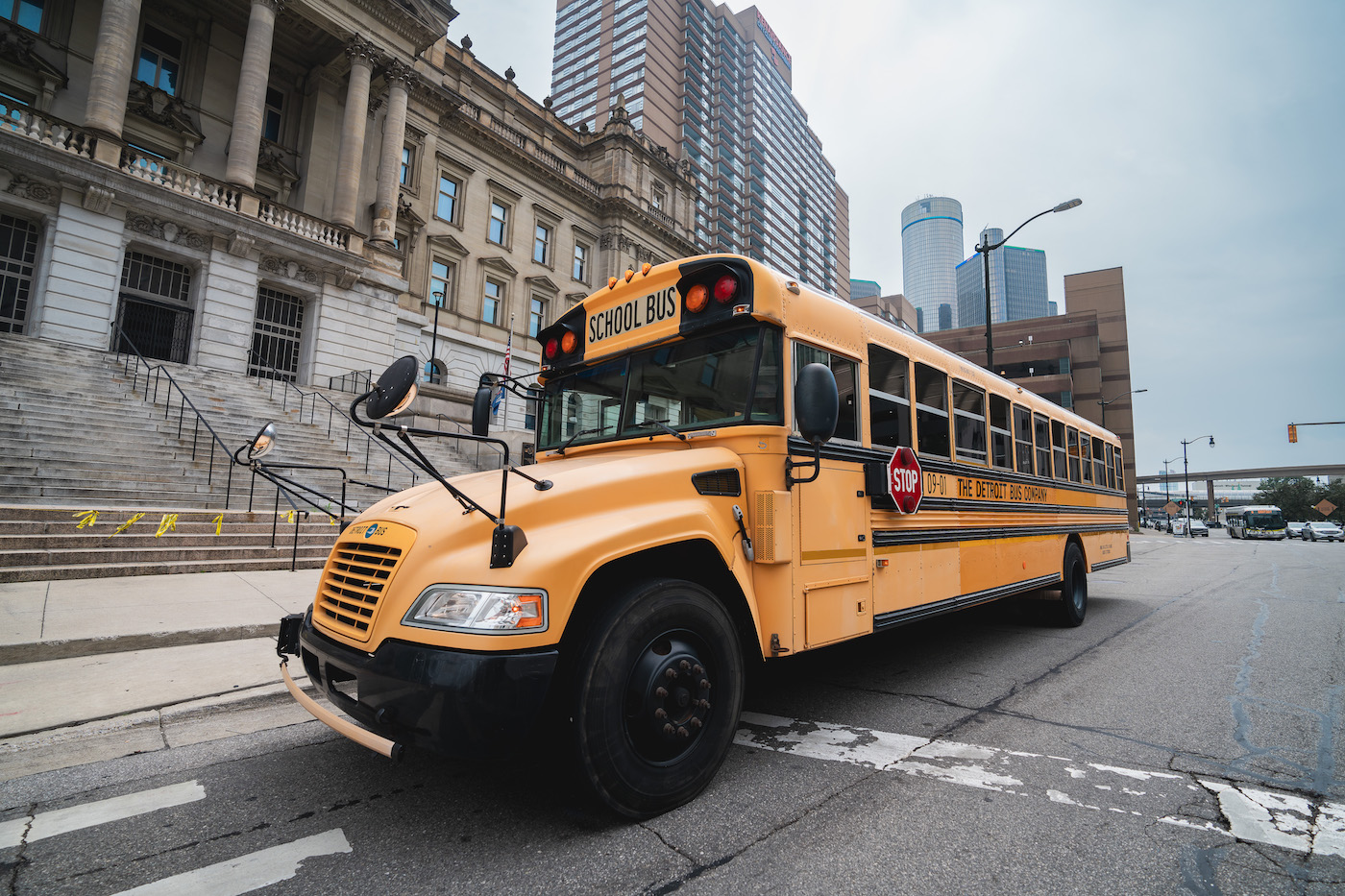 yellow bus 2023-021 - The Detroit Bus Company